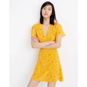 EUC Silk Belladonna Dress in Painted Carnations Sz 14 A-1